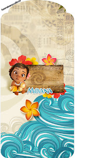 Para marcapáginas de Moana Bebé.