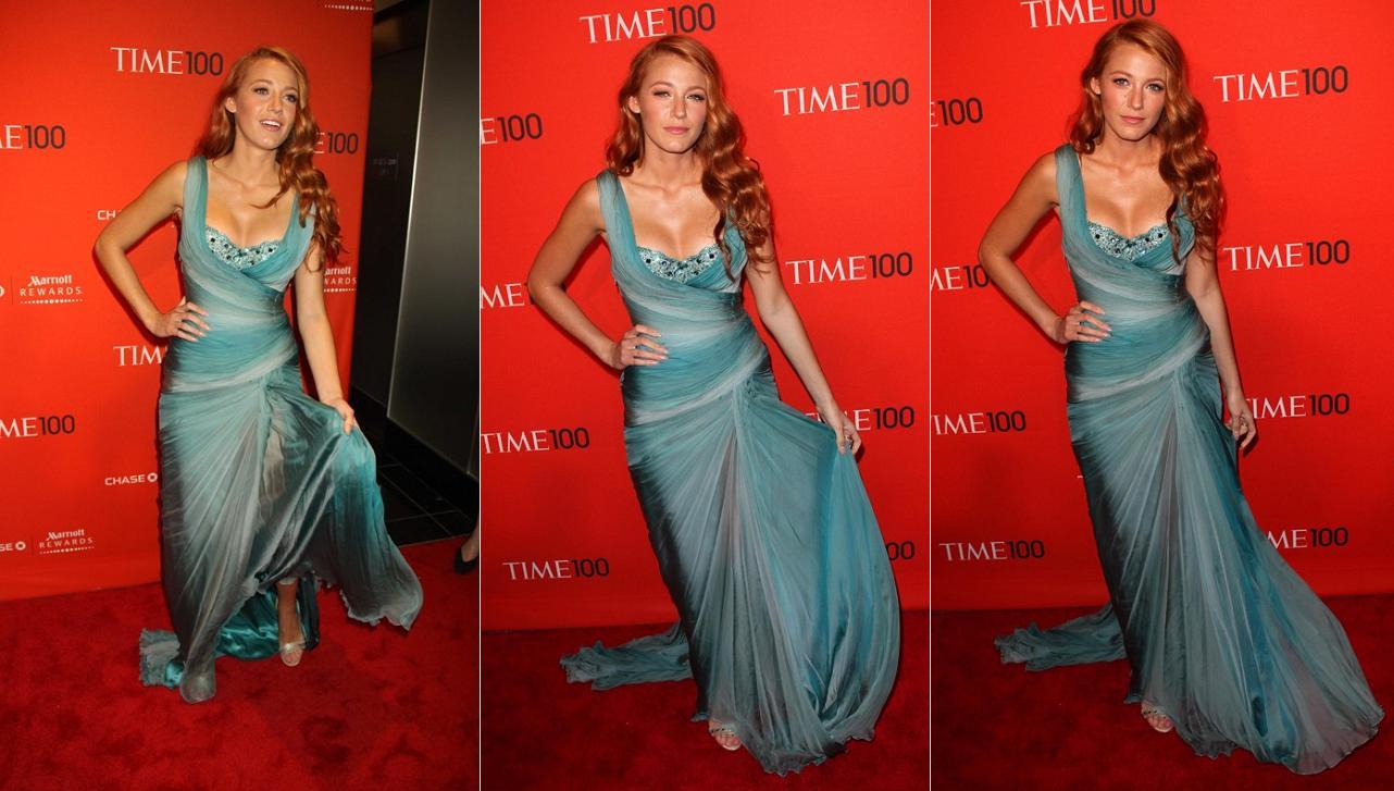 Blake Lively was spotted at the Time 100 Gala in New York City
