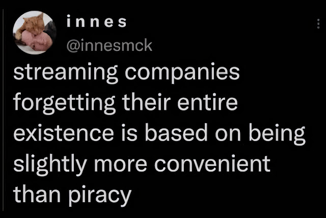 Streaming companies and piracy