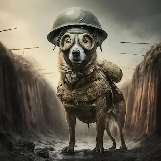 A Heroic Image of Sergeant Stubby