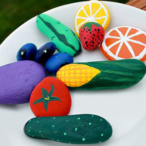 painted pebbles design ideas