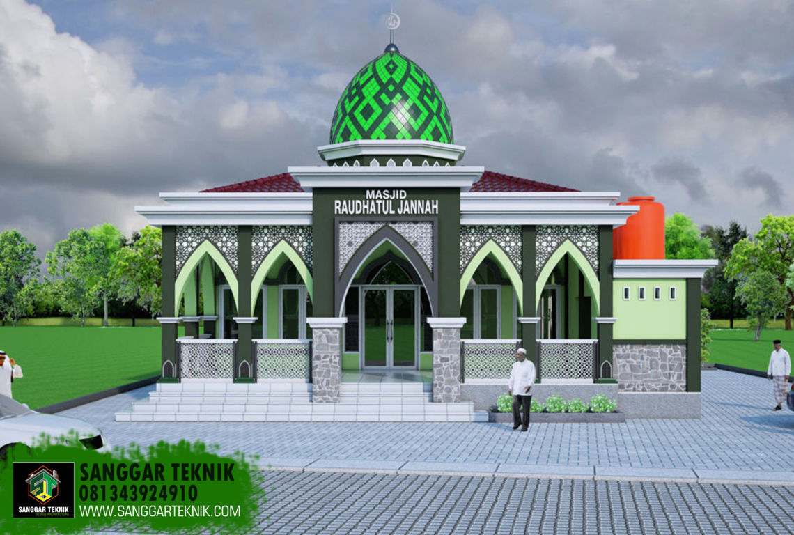32 Ide Pagar Tembok Masjid  Minimalis Model Pagar Minimalis