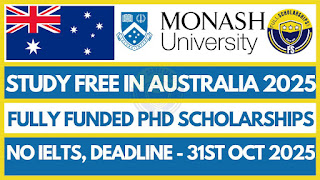 Applications Open: Monash University – MSDI Fully Funded PhD Scholarships 2025 in Australia | Apply Now Applications Open: Monash University – MSDI Fully Funded PhD Scholarships 2025 in Australia | Apply Now