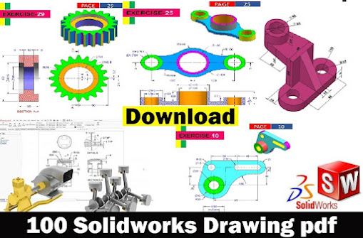 100 Solidworks Drawing pdf for Practic
