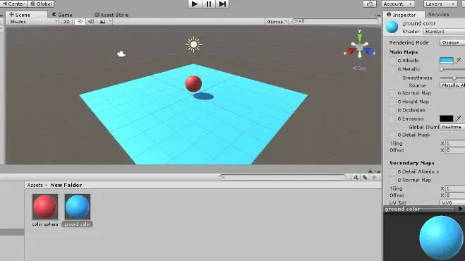 تطوير مكونات لعبة المتاهة Maze في Unity - الجزء الاول