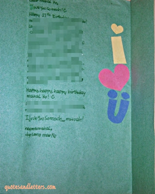 birthday letter