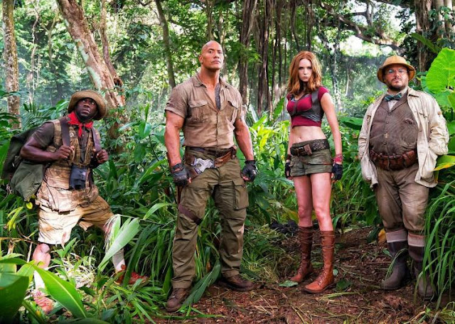 Footage of the upcoming Jumanji film has been unveiled
