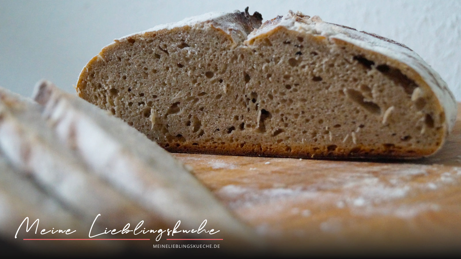 Vollkorn-Roggenbrot mit Sauerteig