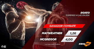 kirolbet superkuota 7 Mayweather vs McGregor 27 agosto