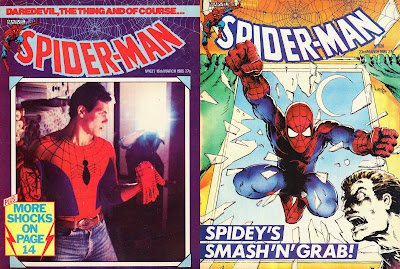 Does the guy in the right image sorta look like a drawing of the version of Peter Parker in the left one to you?