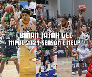 MPBL 2024 Season: Biñan Tatak Gel Lineup, Roster and Players