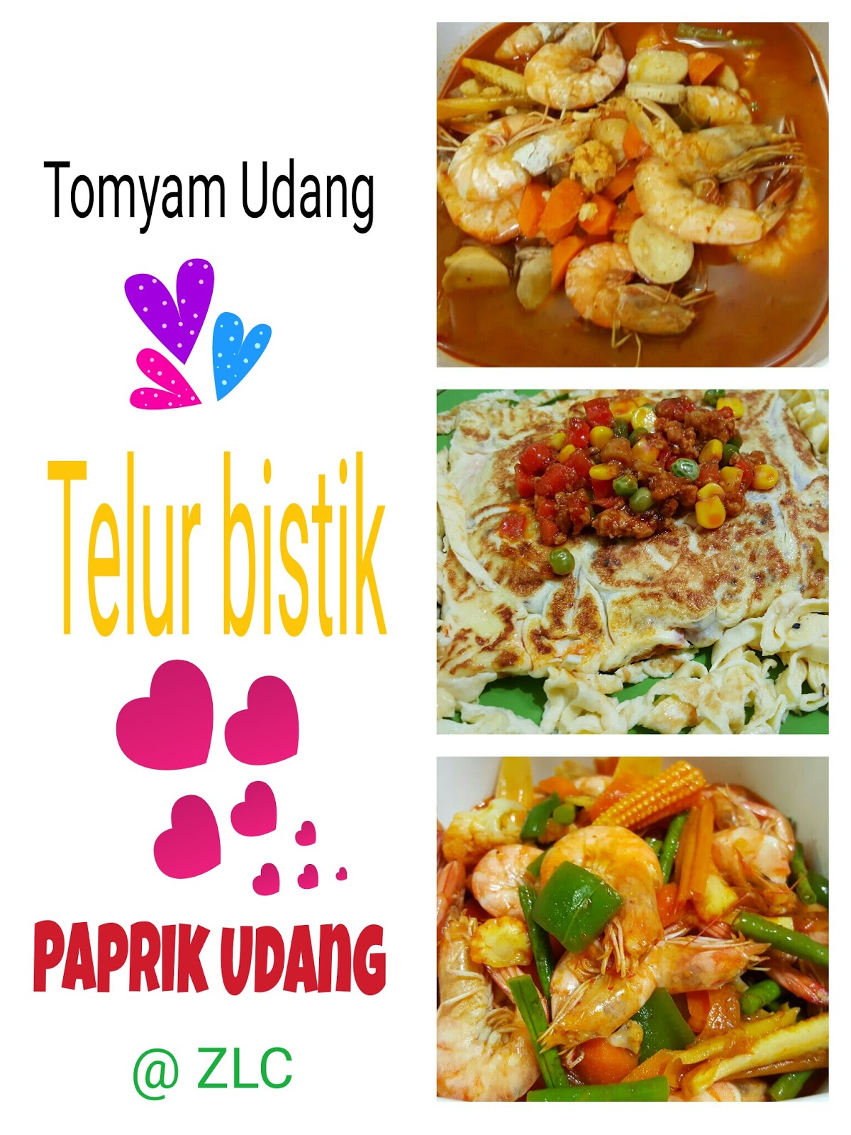 ZULFAZA LOVES COOKING: Iftar 2: Paprik udang, Tomyam Udang 