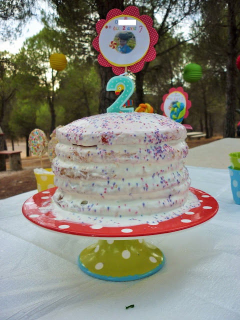 rainbow birthday cake