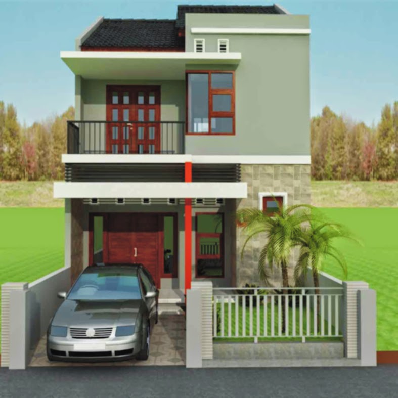  Denah Model Rumah Minimalis 2 Lantai Type 36  rumah-minimalis.web.id