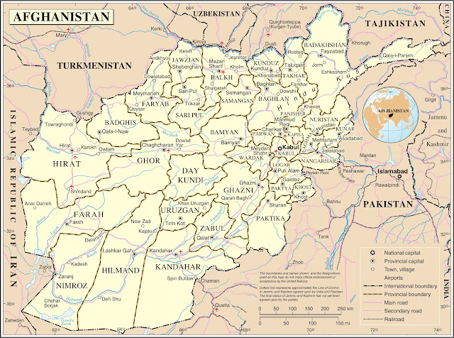 Afghanistan Map