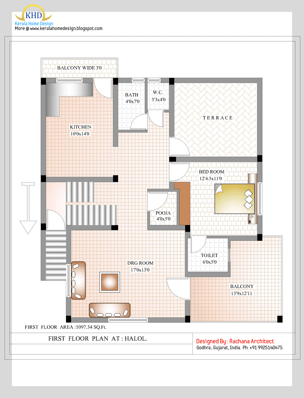 Duplex House Plan and Elevation - 2349 Sq. Ft. | home ...
