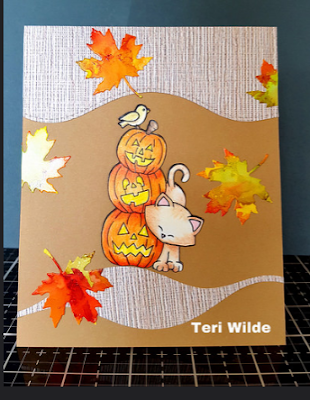 Teri's card features Autumn Newton by Newton's Nook Designs; #newtonsnook