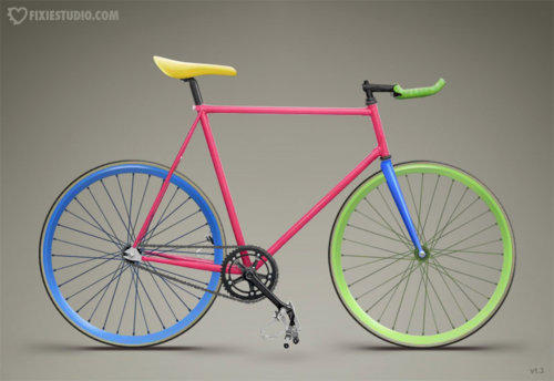 Basikal Fixie Yang Cantik