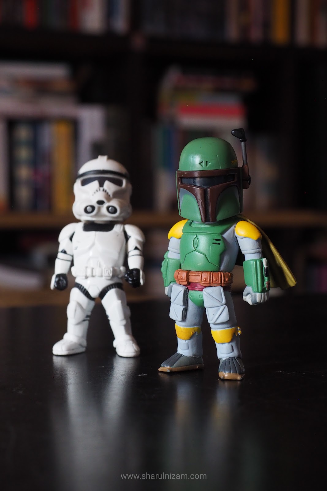Darth Vader, Storm Trooper & Boba Fett Toy Photography