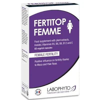 Este destinat femeilor ce doresc sa conceapa un copil si sa isi maximizeze sansele de succes. FetiTop Femme  contine o combinatie de extracte din plante dar si vitamine care ajuta organismul si contribuie la o  fertilitate si o reproducere normala.