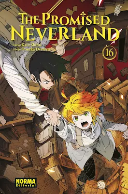 Review del manga The Promised Neverland Vol. 15 y 16 de Posuka Demizu y Kaiu Shirai - Norma Editorial