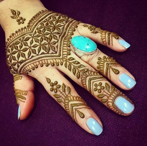 Henna Design for Fingers 5