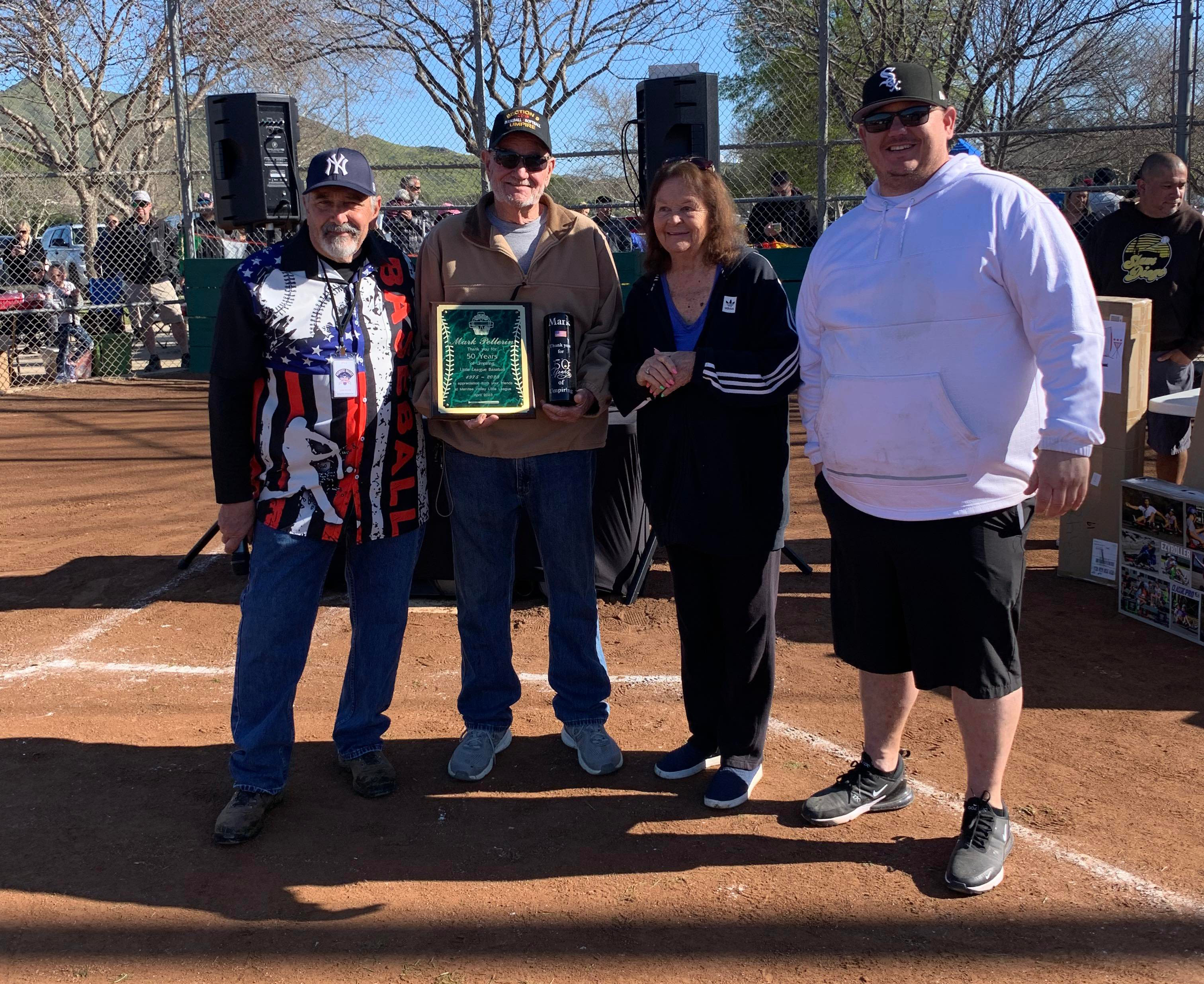 Longtime umpire honored on Little Leagues Opening Day Menifee 24/7 pic image