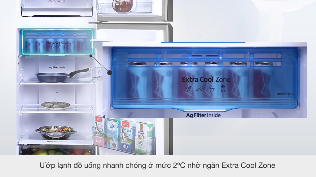 Tủ lạnh Panasonic Inverter 366 lít NR-TL381GPKV - Ngăn ướp lạnh nhanh