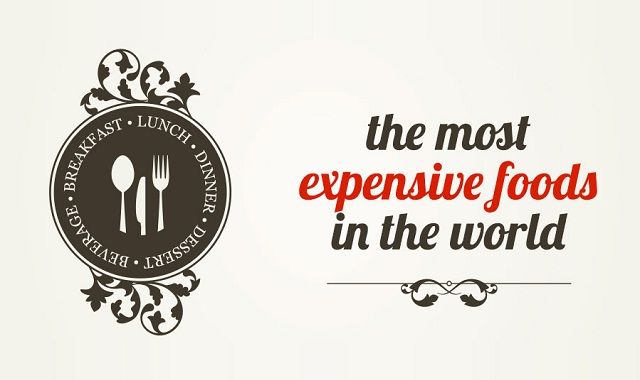 Image: The Most Expensive Foods In The World #infographic