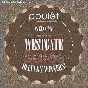 Poulet Opening Giveaway Singapore Jualan Gudang Jimat Deals EverydayOnSales Offers