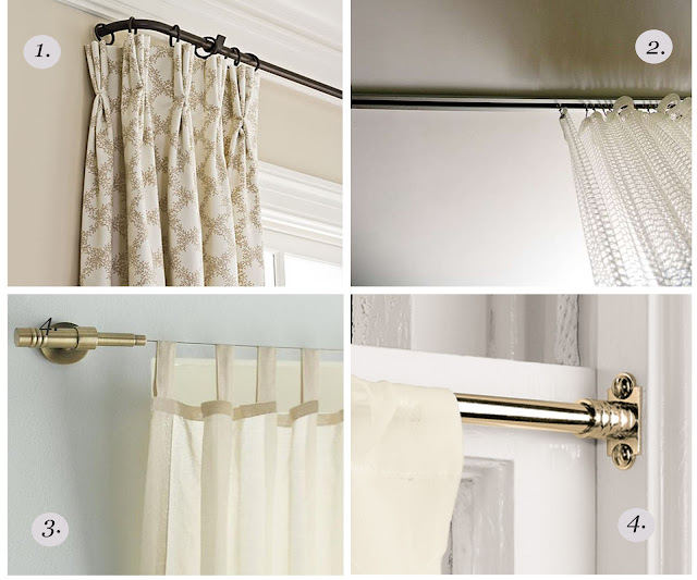 Dalliance Design  A Love Affair With Design: CURTAIN ROD STYLES