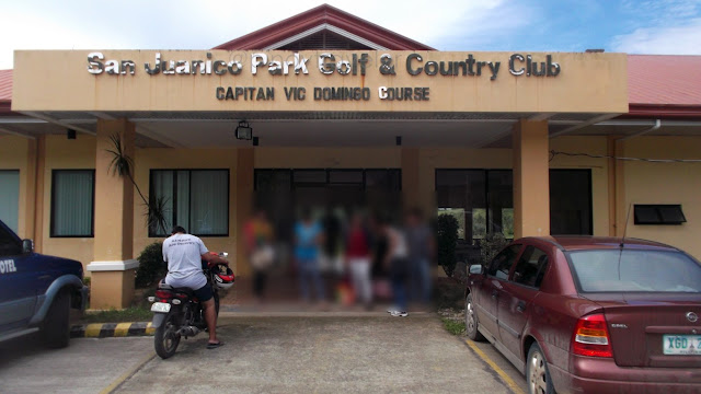 clubhouse entrance of san juanico park golf and country club