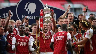 Aubameyang set new Record, First African player to captain a side in FA Cup final