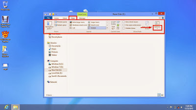 Learn how to show hidden files and folders in windows 8 step11