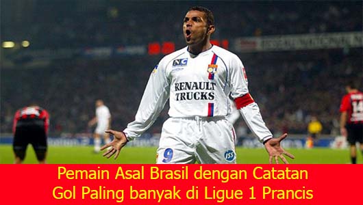 Pemain Asal Brasil dengan Catatan Gol Paling banyak di Ligue 1 Prancis