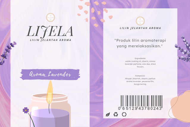 Desain Kemasan 1 Lijela (Lilin Jelantah Aroma)