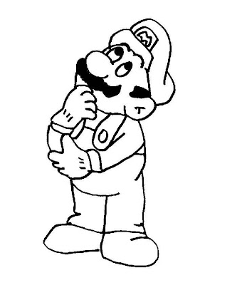 Mario Coloring Sheets on Coloring Pages  Mario Coloring Pages Collection 2010