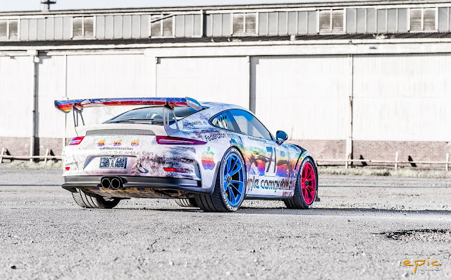 Porsche 911 GT3 RS with Le Mans-Inspired 'Apple Computer' Wrap