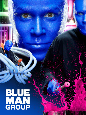 At Monte Carlo Hotel and Casino on this Columbus day weekend, buy your ticket now to attend the theater event of the Blue Man Group.