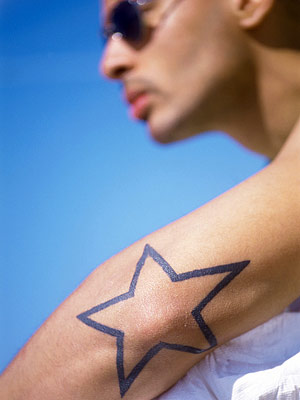 Star Tattoos For Girls On Side