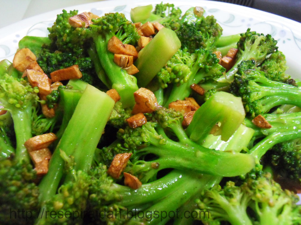 Resepi Raidah: Brokoli Goreng Bawang Putih II