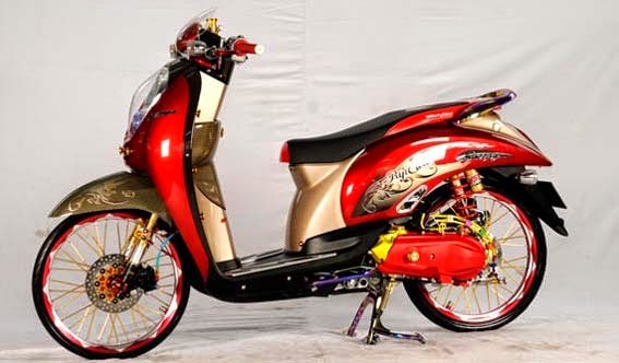  Modifikasi  Honda Scoopy  Keren Indonesia Motorcycle