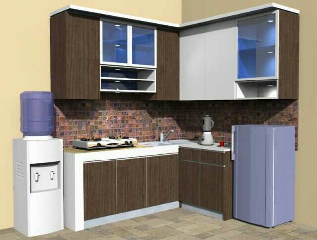 Desain kitchen set minimalis modern