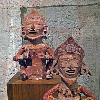 ancient faces from Museo de las Culturas de Oaxaca