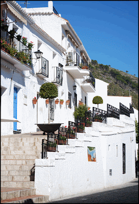 House in one of the "white villages" of the Costa del Sol Spain