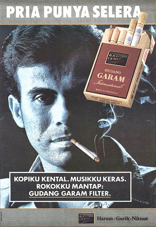 Gambar Iklan Retro Indonesia 2014 Rokok Gudang Garam International