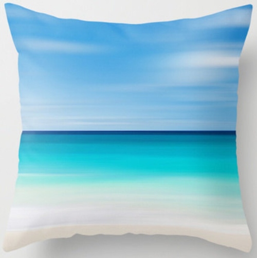 Abstrace Beach Photo Pillows