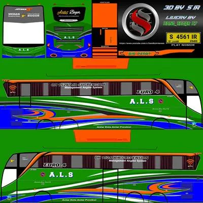 Livery Bussid Nakula SHD Original ALS