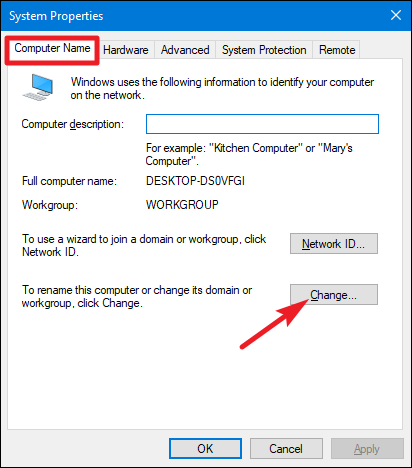 Step 3-Change Your Computer's Name In Windows 10