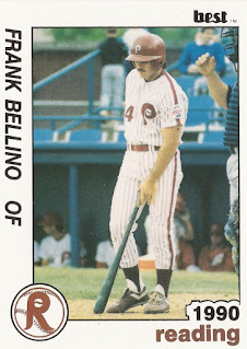 Frank Bellino 1990 Reading Phillies card